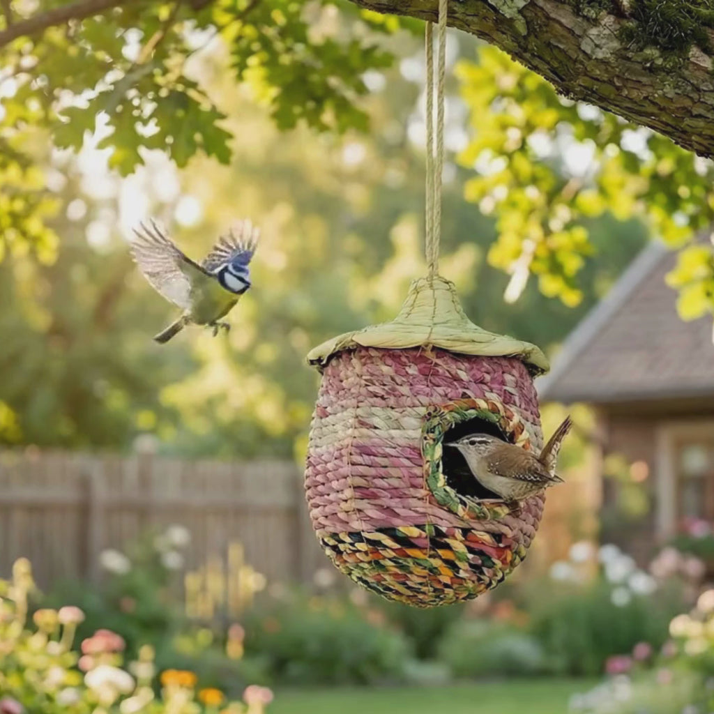 Seagrass & Sari Birdhouse - Acorn